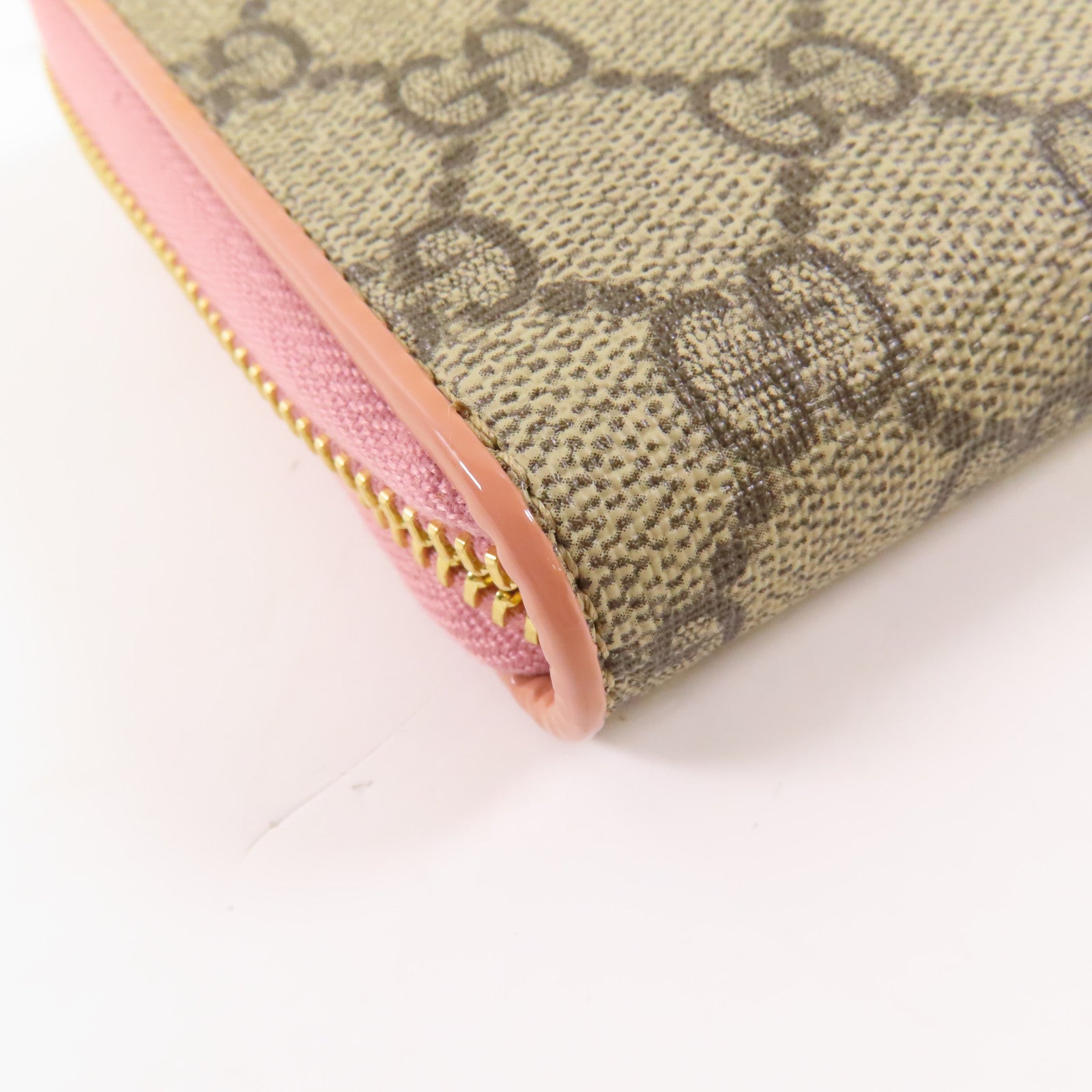 GUCCI 塗層帆布Long Wallet金扣長錢包