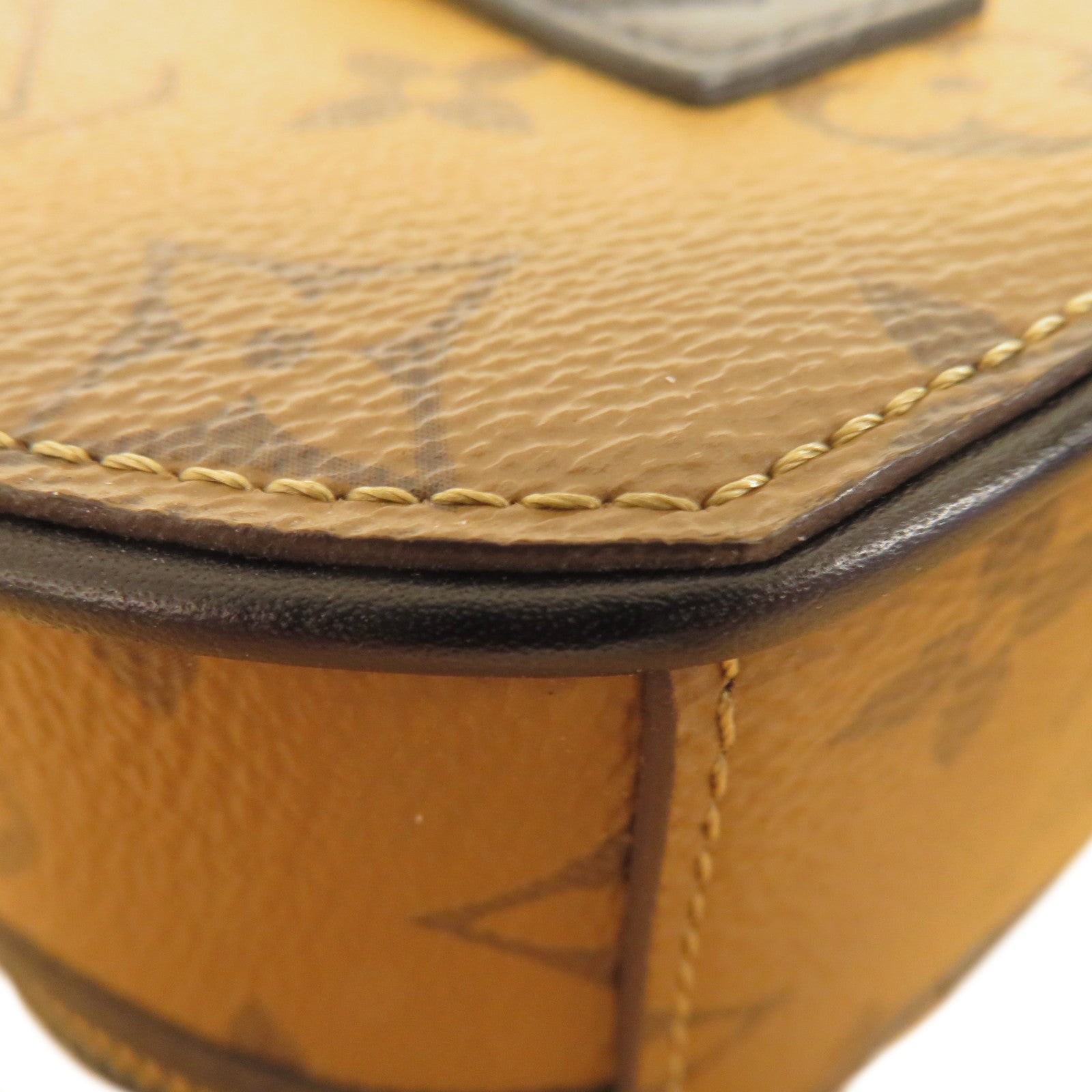 LOUIS VUITTON **【激減優惠】Monogram Mini Boite Chapean Shoulder Bag金扣手挽肩背兩用袋啡色