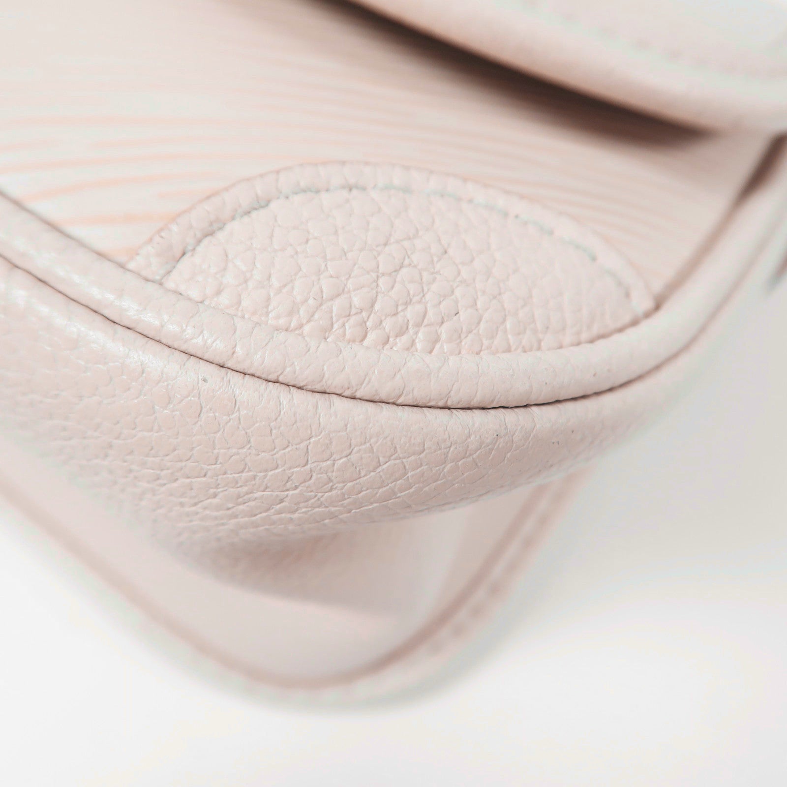 LOUIS VUITTON Epi Buci銀扣肩背袋米色