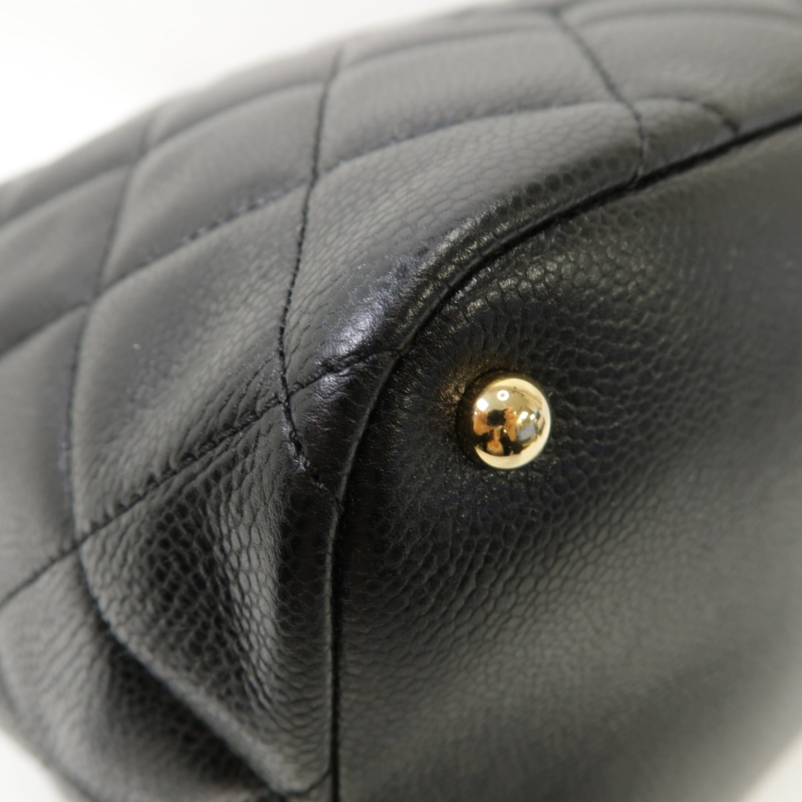 CHANEL 【激減優惠】菱格牛皮皮革Chain Shoulder Bag金扣鏈帶肩背袋黑色