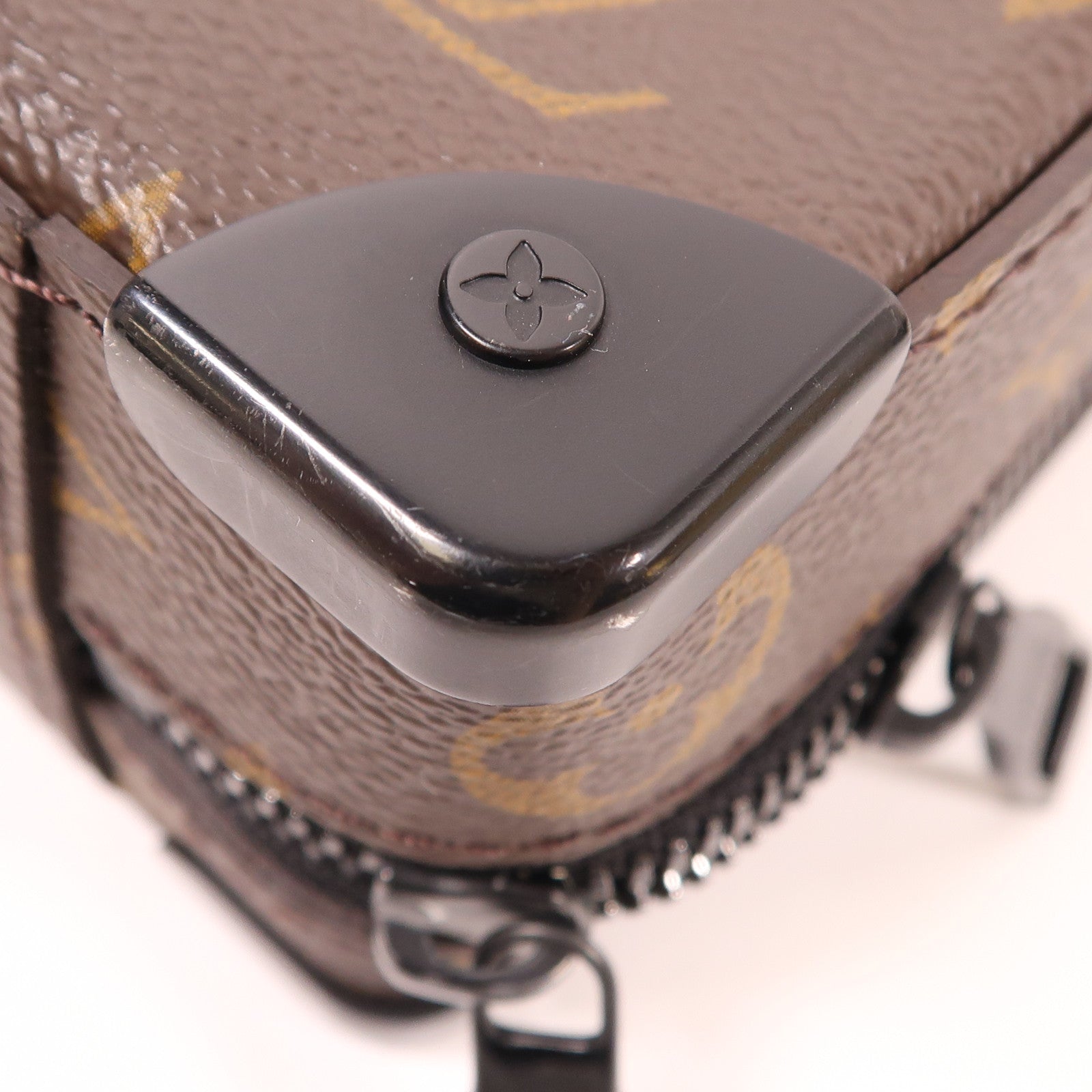 LOUIS VUITTON Monogram Macassar Handle Soft Trunk手挽肩背兩用袋