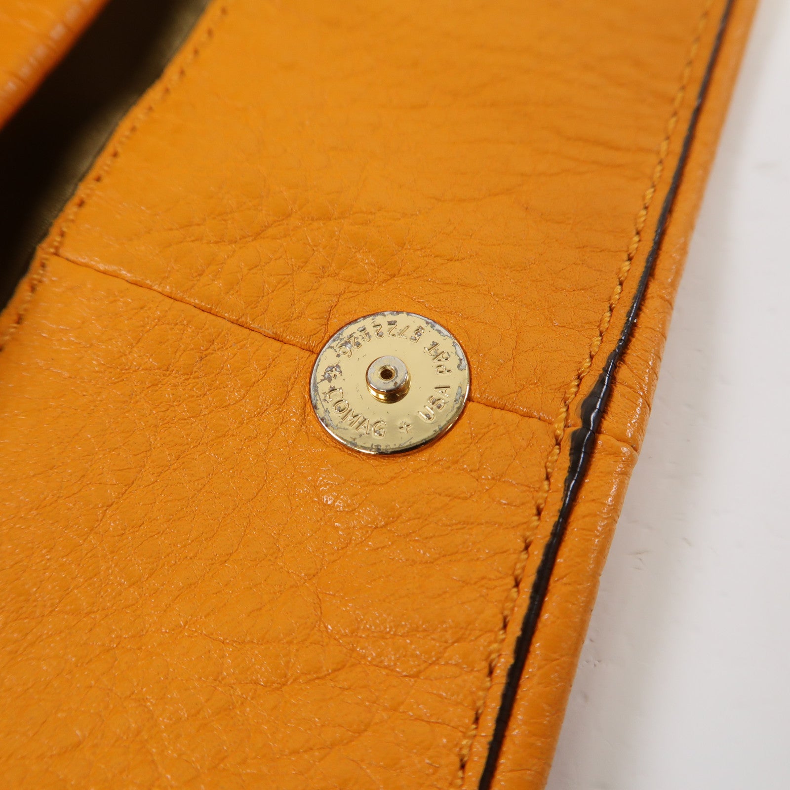 COACH 牛皮皮革Madison Phoebe Shoulder Bag金扣肩背袋黃色