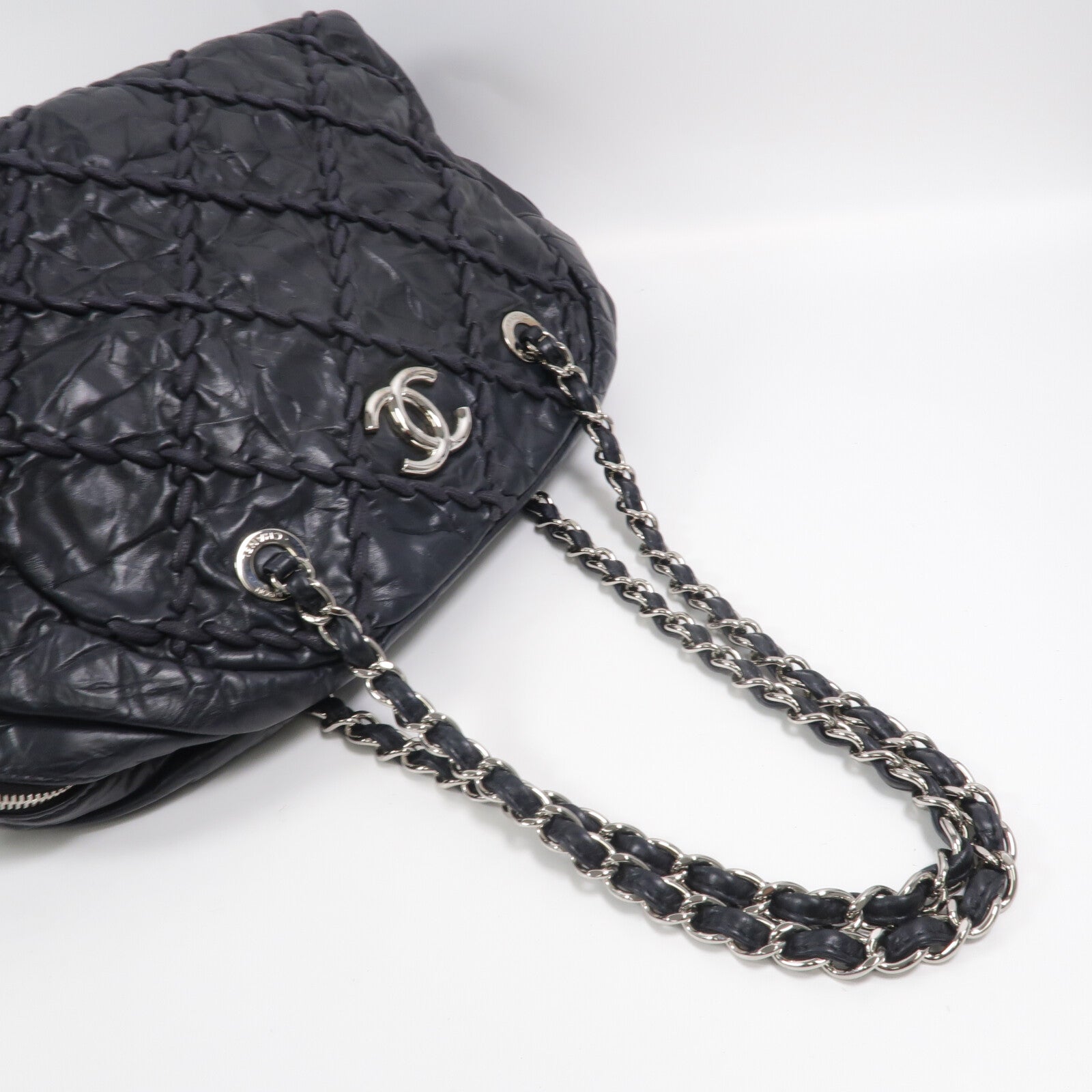 CHANEL 牛皮皮革Shoulder Bag鏈帶肩背袋