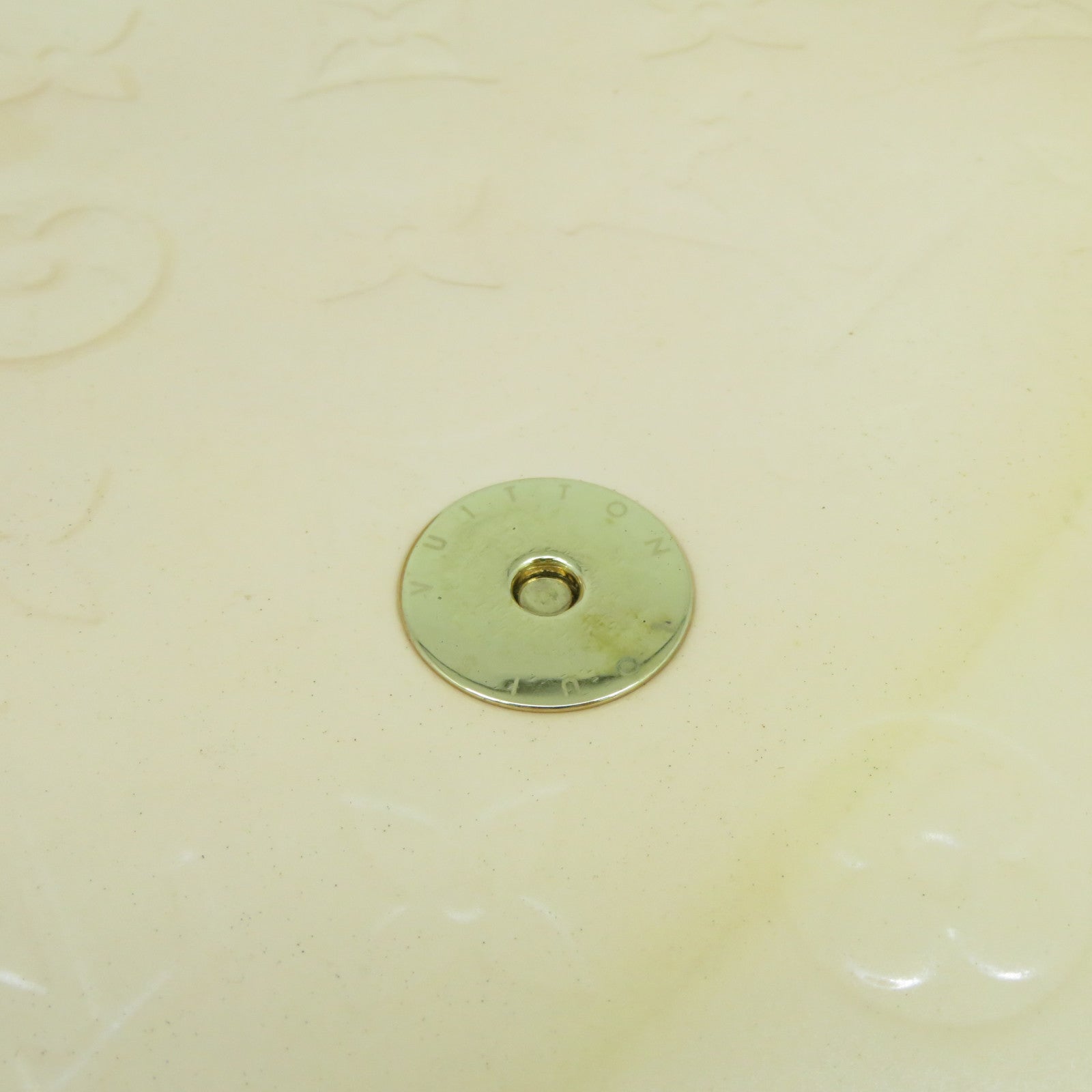 LOUIS VUITTON 【激減優惠】Monogram Vernis Biscayne Bay GM金扣肩背袋米色