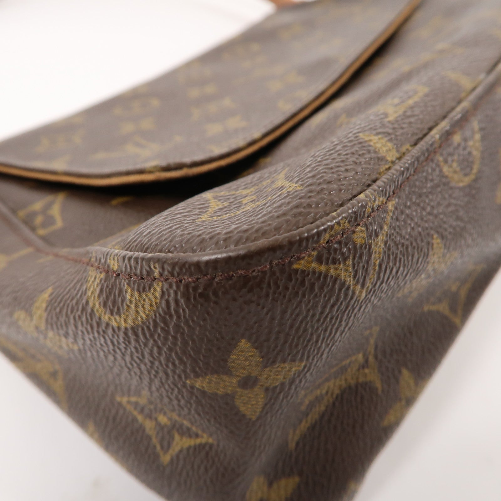 LOUIS VUITTON Monogram Mini Looping金扣肩背袋啡色