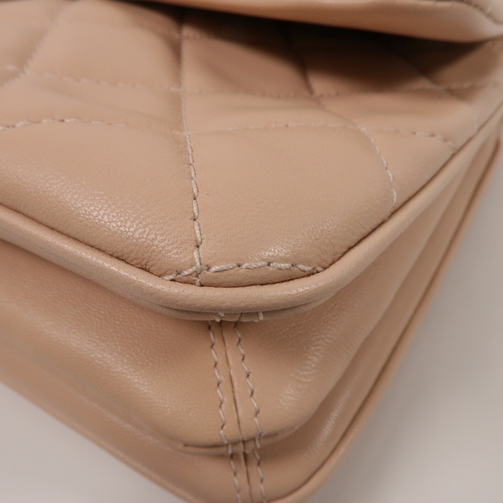 CHANEL 羊皮皮革Chain Shoulder Bag鏈帶肩背袋