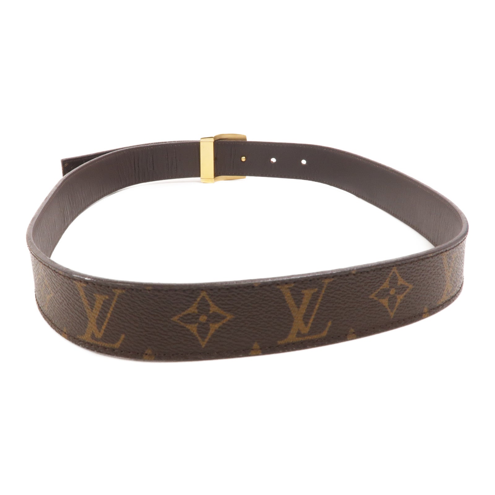 LOUIS VUITTON Monogram Belt 85cm皮帶