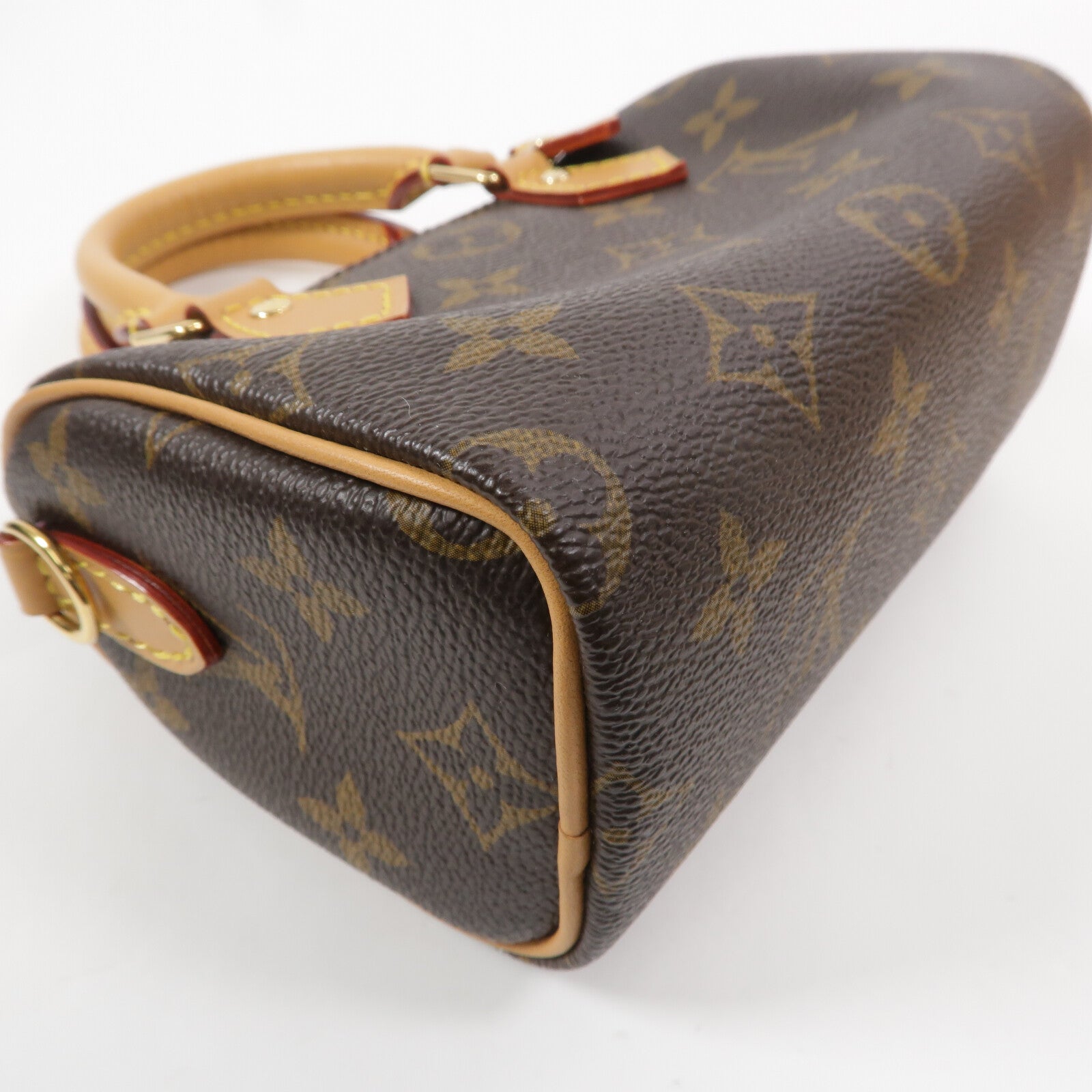 LOUIS VUITTON Monogram Vivienne Nano Speedy金扣手挽肩背兩用袋