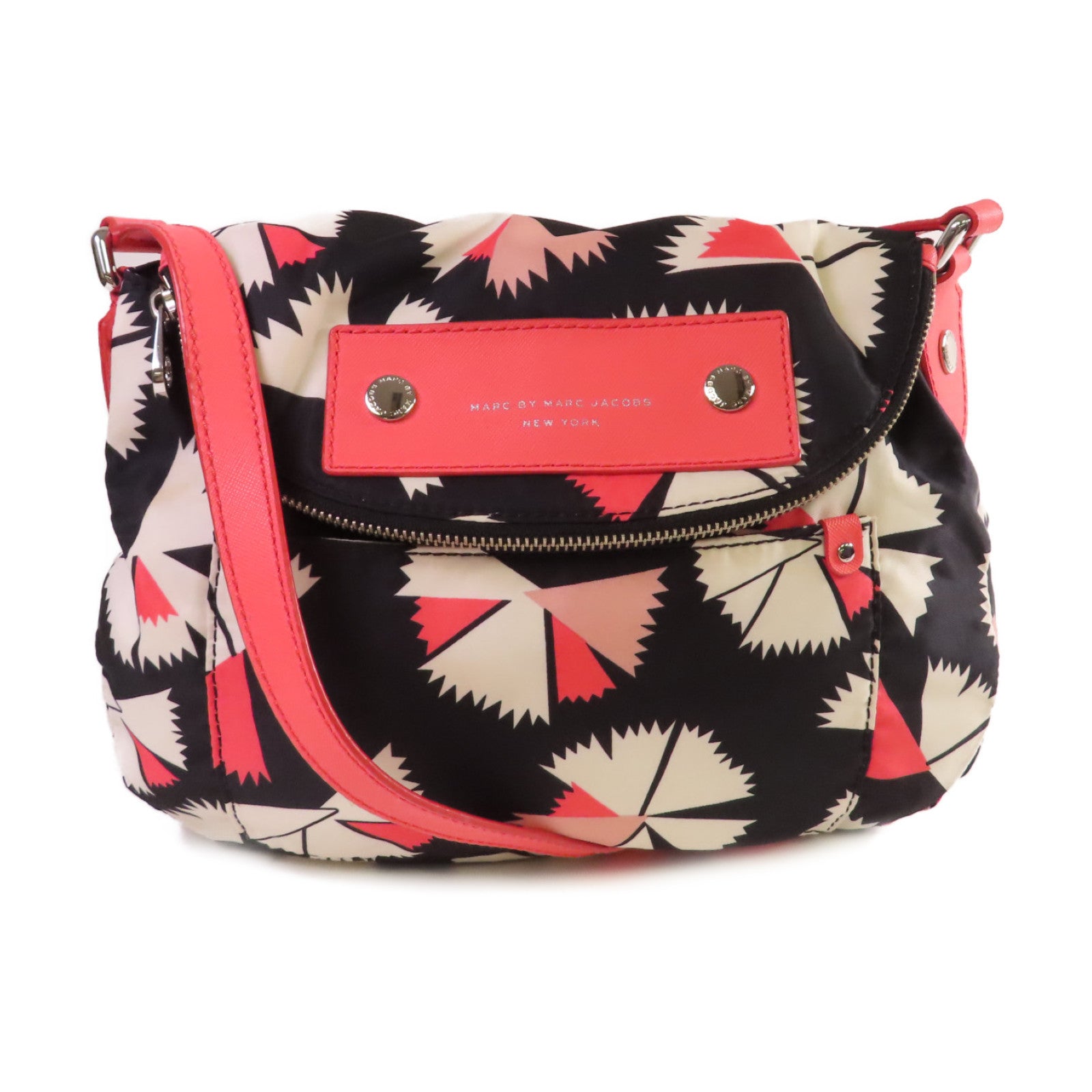 MARC BY MARC JACOBS 【激減優惠】尼龍Shoulder Bag黑色/白色/粉紅色