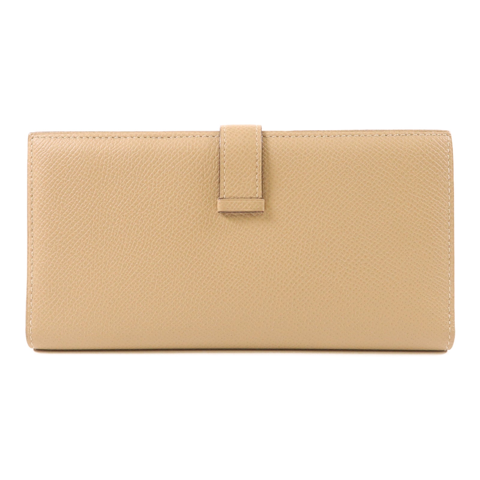 HERMES Epsom皮革Bearn Wallet銀扣長錢包Trench