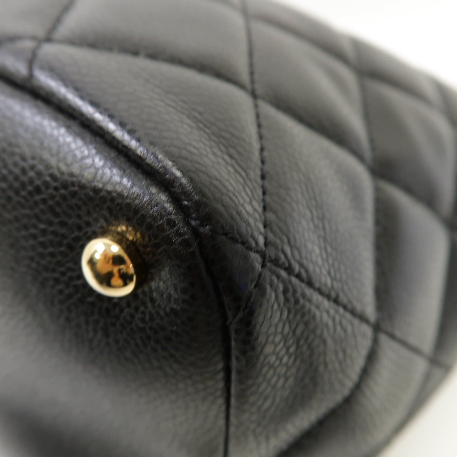 CHANEL 【激減優惠】菱格牛皮皮革Chain Shoulder Bag金扣鏈帶肩背袋黑色