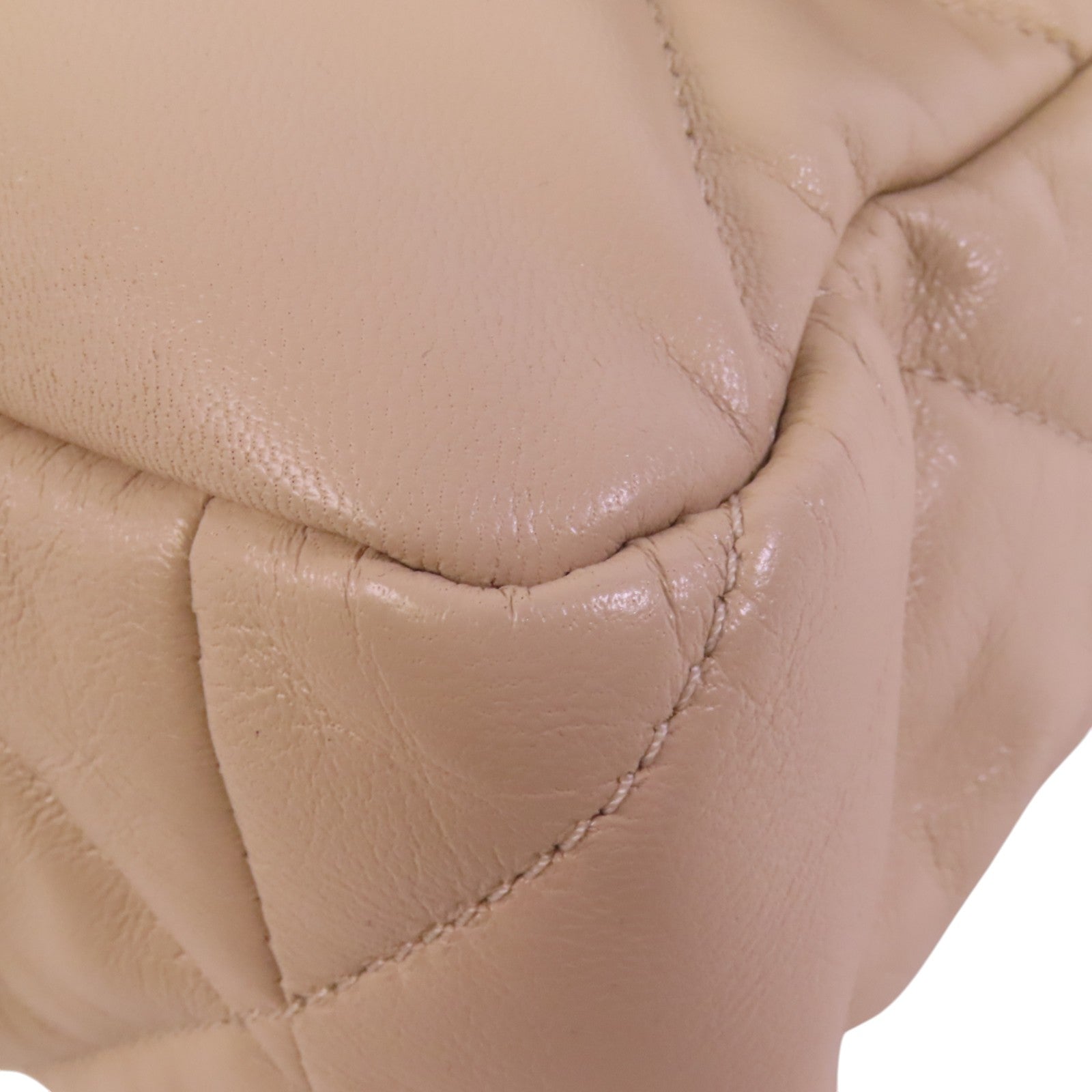 CHANEL 羊皮皮革C19金扣鏈帶手挽肩背兩用袋