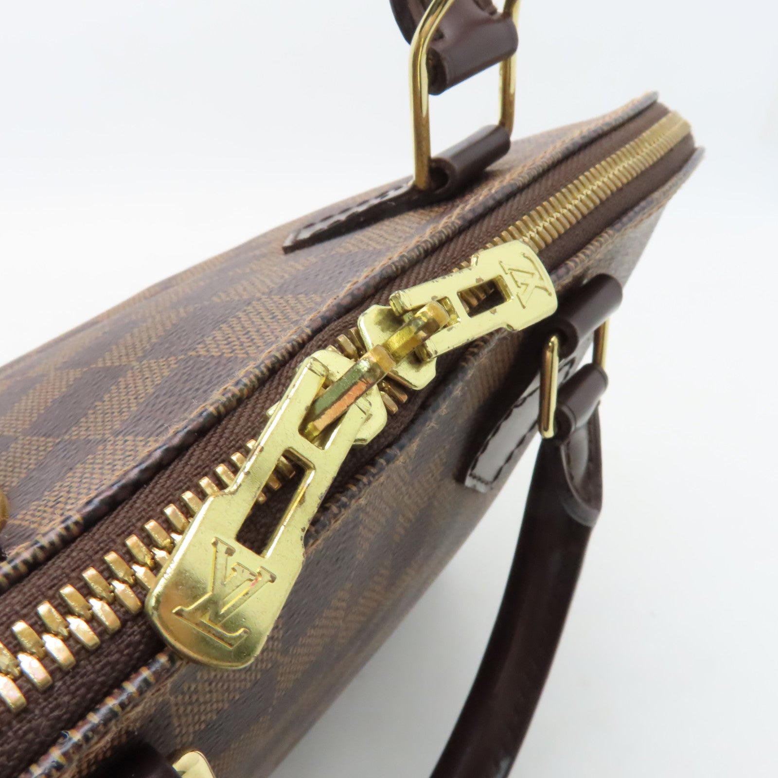 LOUIS VUITTON 【激減優惠】Damier Alma金扣手挽袋啡色