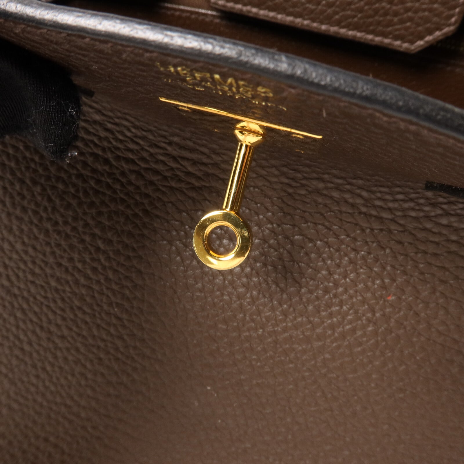 HERMES Togo皮革Birkin 30手挽袋Chocolat