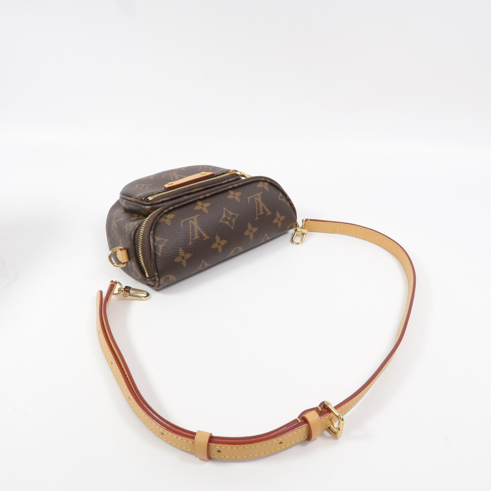 LOUIS VUITTON Monogram Mini Bumbag手挽肩背兩用袋棕色