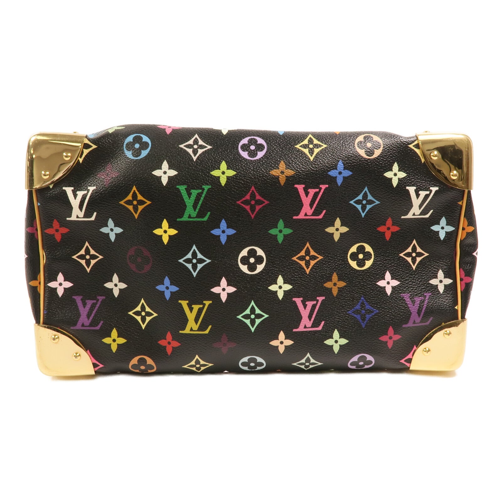 LOUIS VUITTON Monogram Multicolore Speedy 30金扣手挽袋