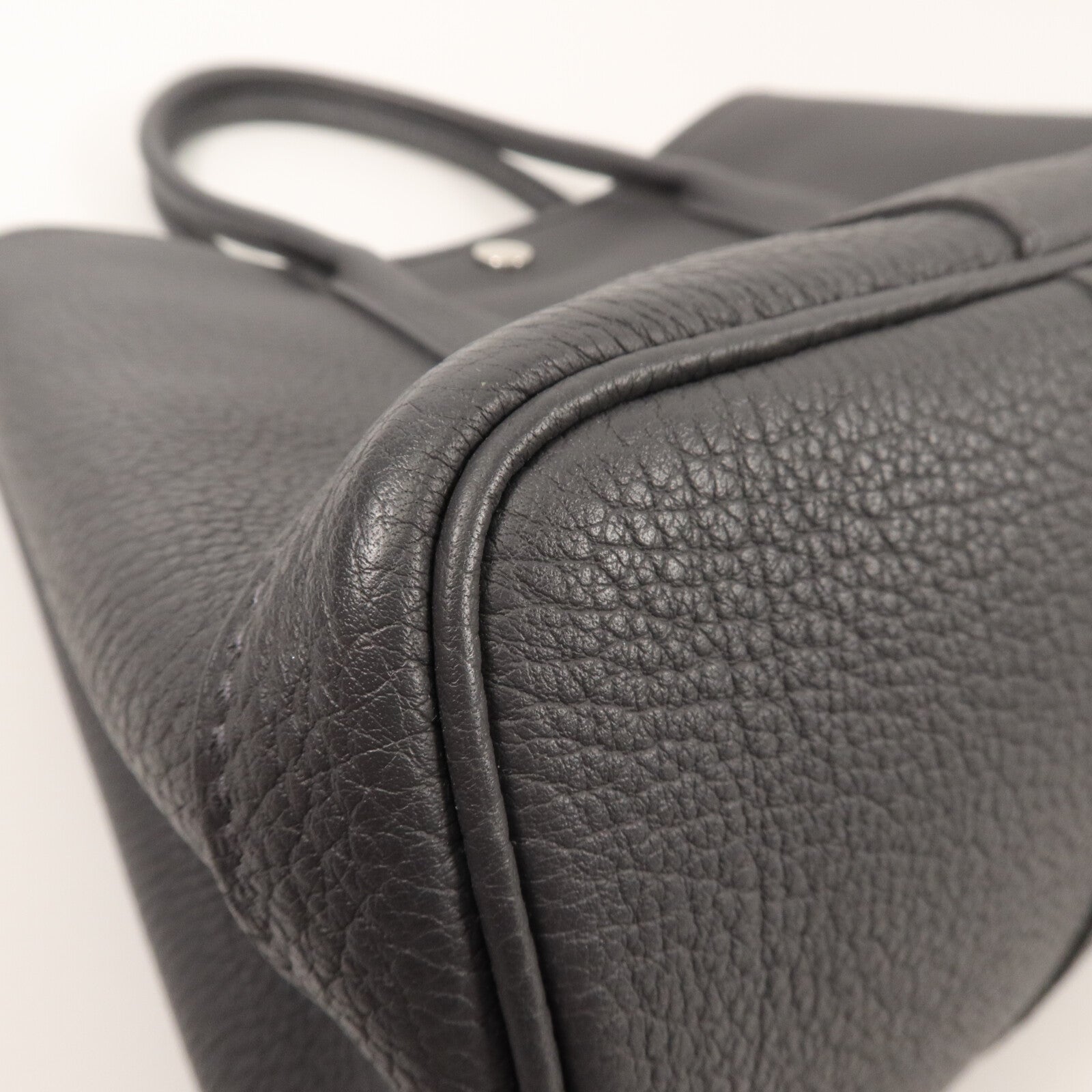 HERMES Negonda皮革Garden Party TPM手挽袋Ardoise