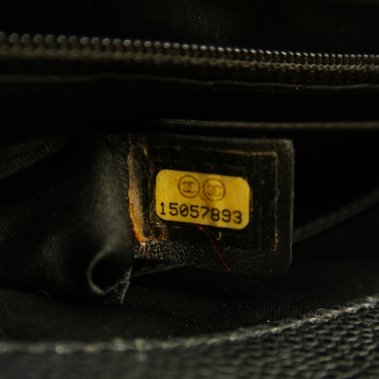 CHANEL 菱格Caviar皮革PST Petite Shopping Tote Bag金扣鏈帶手挽袋黑色