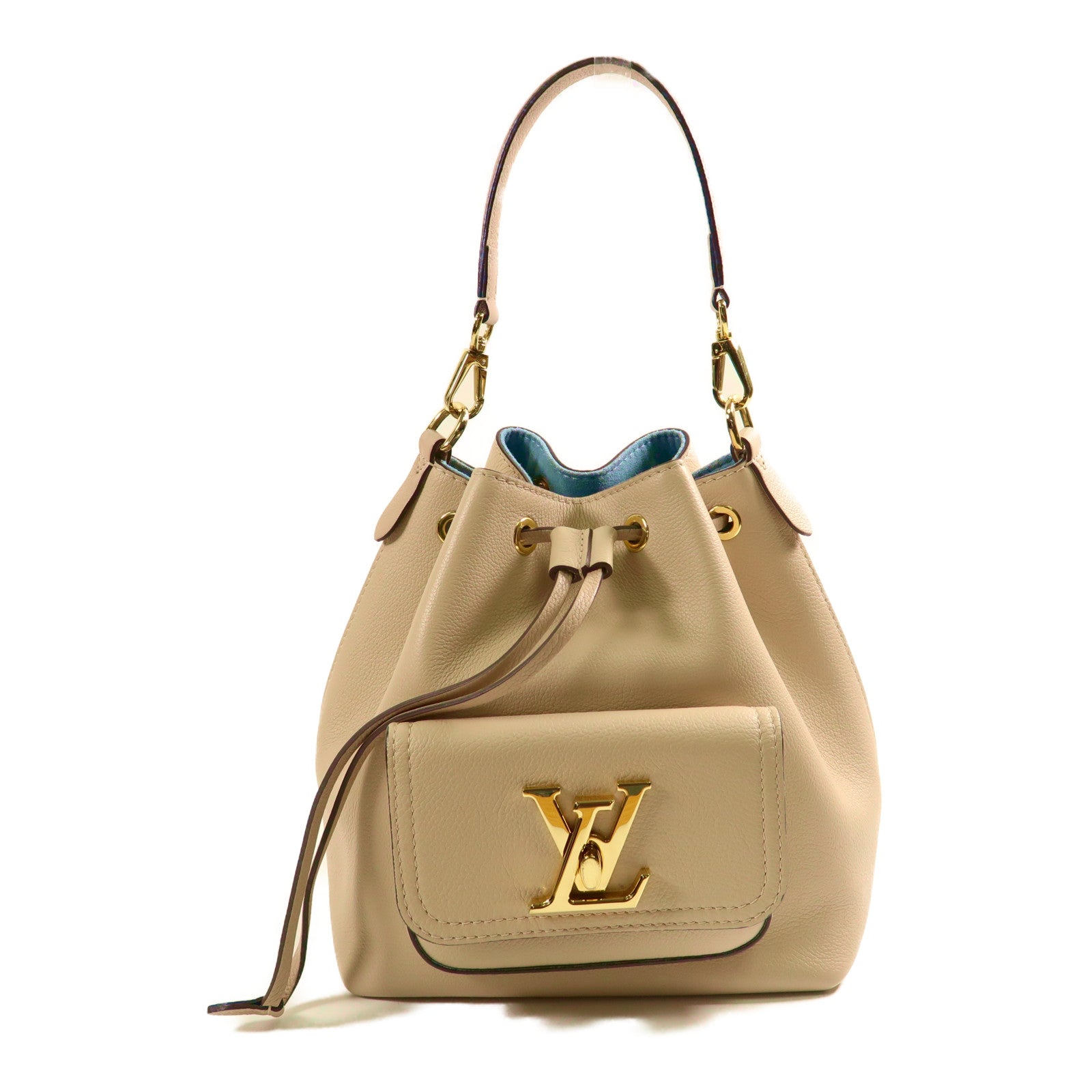 LOUIS VUITTON 牛皮皮革Lockme金扣手挽肩背兩用袋