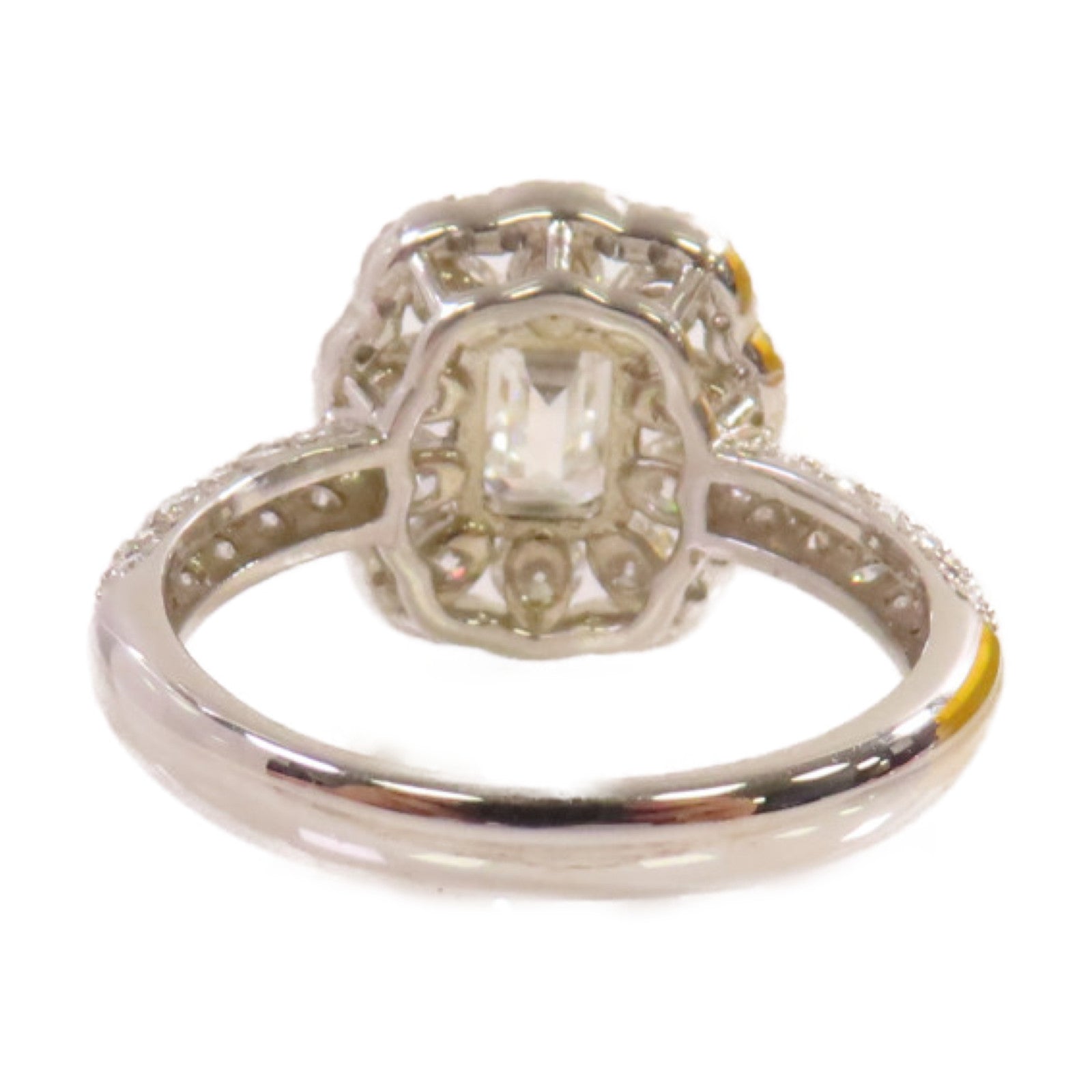 JEWELRY PT900鉑金/1.020ct鑽石/1.14ct鑽石Diamond Ring戒指US#5.5
