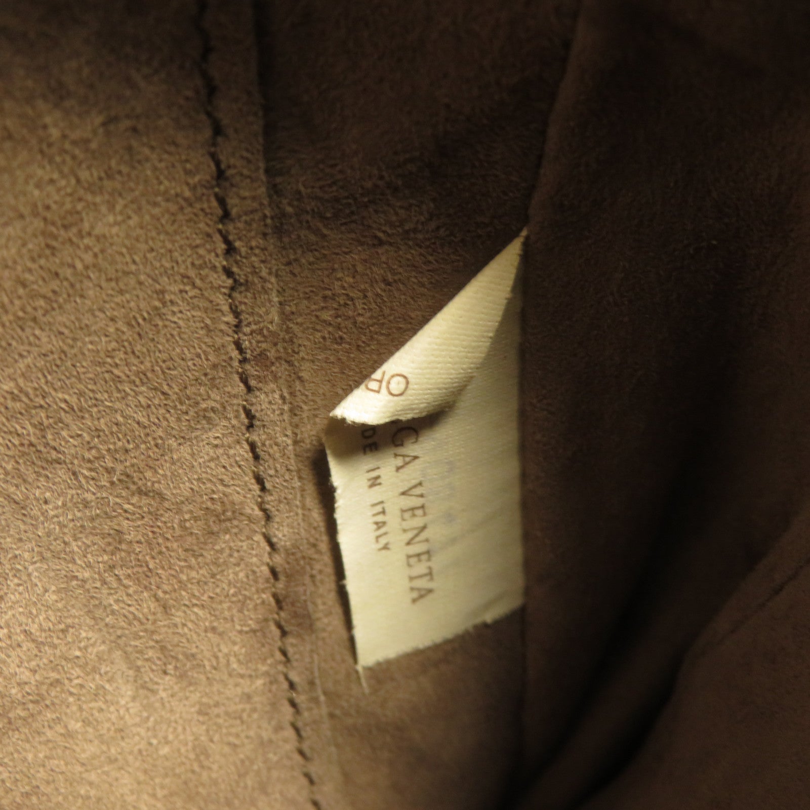 BOTTEGA VENETA 【激減優惠】織紋皮革Shoulder Bag黑扣鏈帶肩背袋啡色