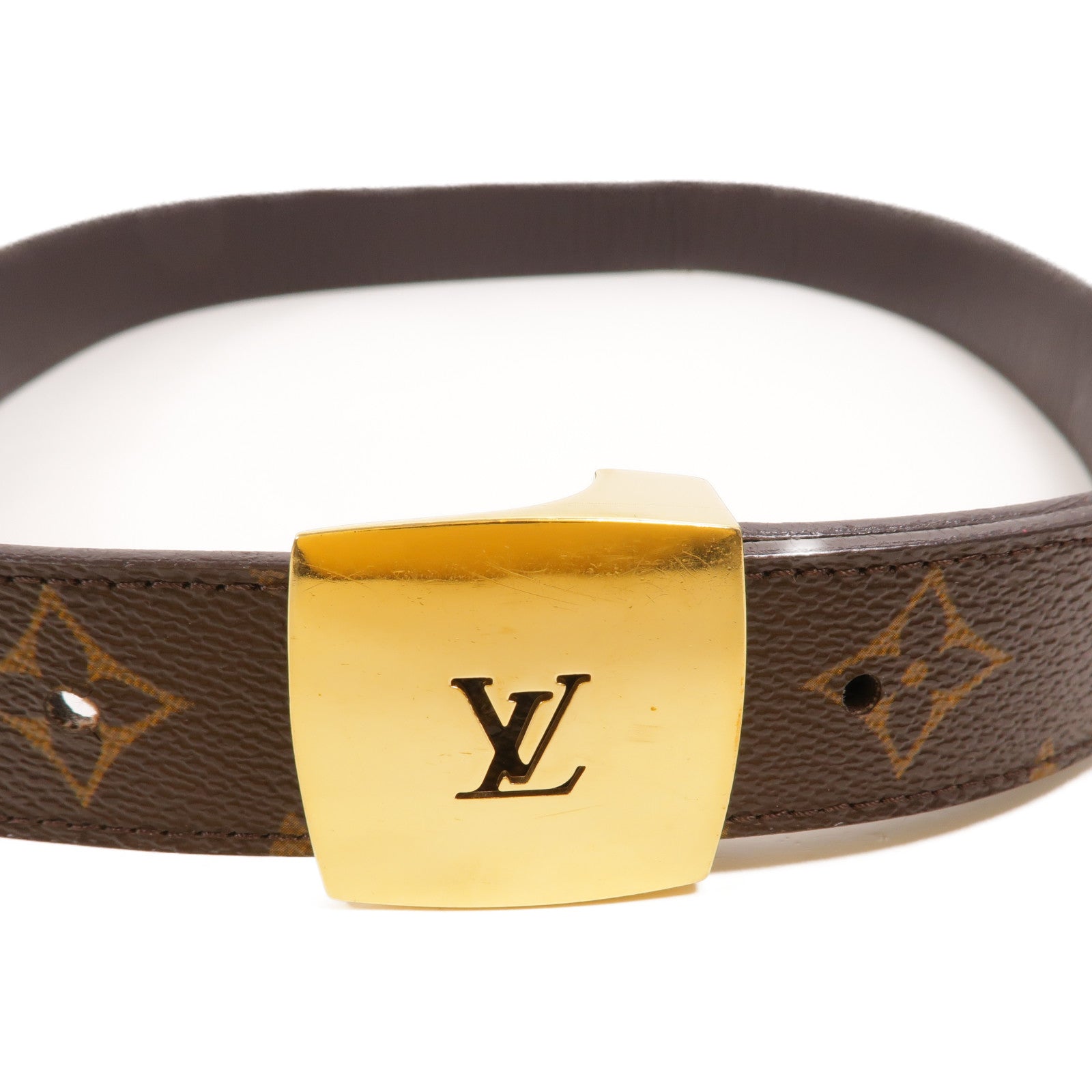 LOUIS VUITTON Monogram Belt 85cm皮帶