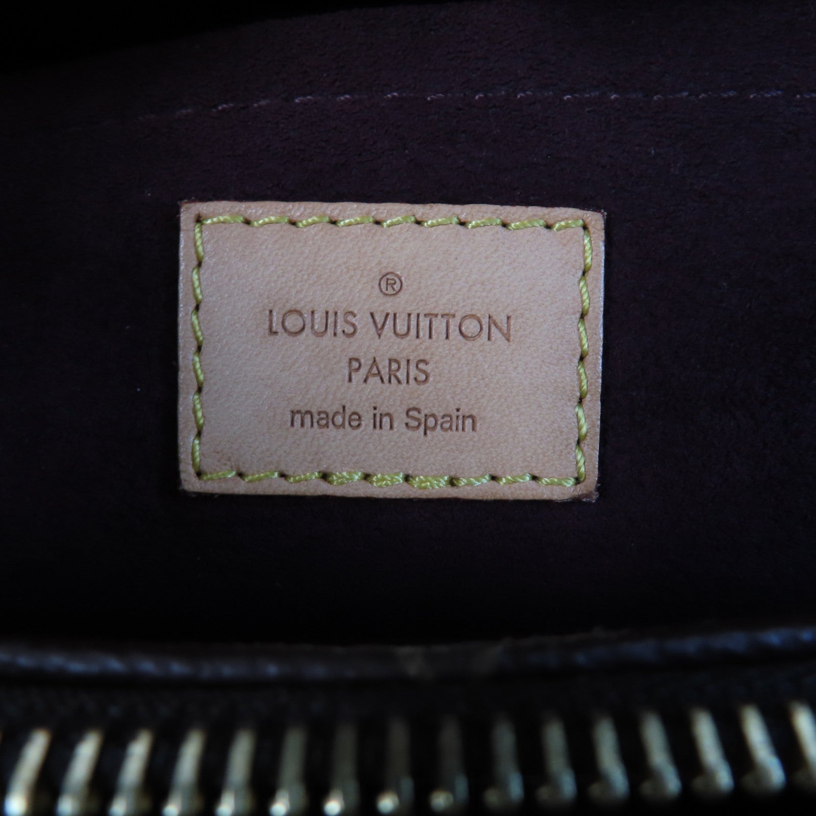 LOUIS VUITTON Monogram Montaigne MM金扣手挽肩背兩用袋啡色