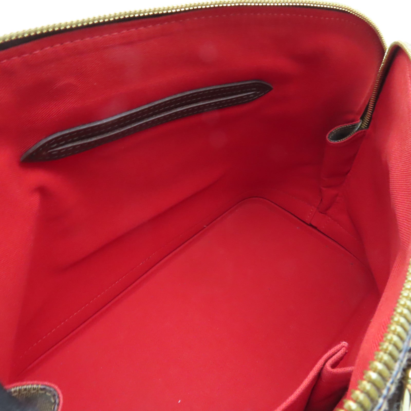 LOUIS VUITTON 【激減優惠】Damier Alma金扣手挽袋啡色