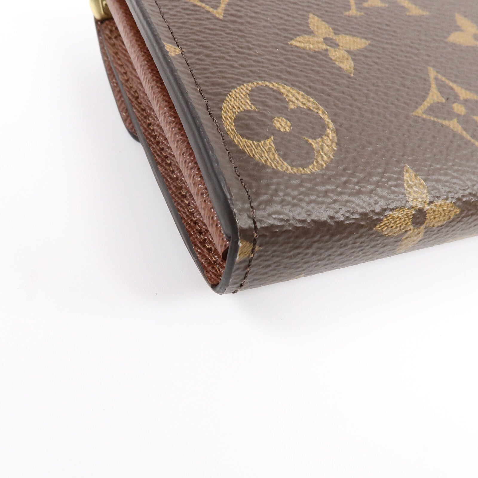 LOUIS VUITTON Monogram Portefeuille Sara金扣長錢包