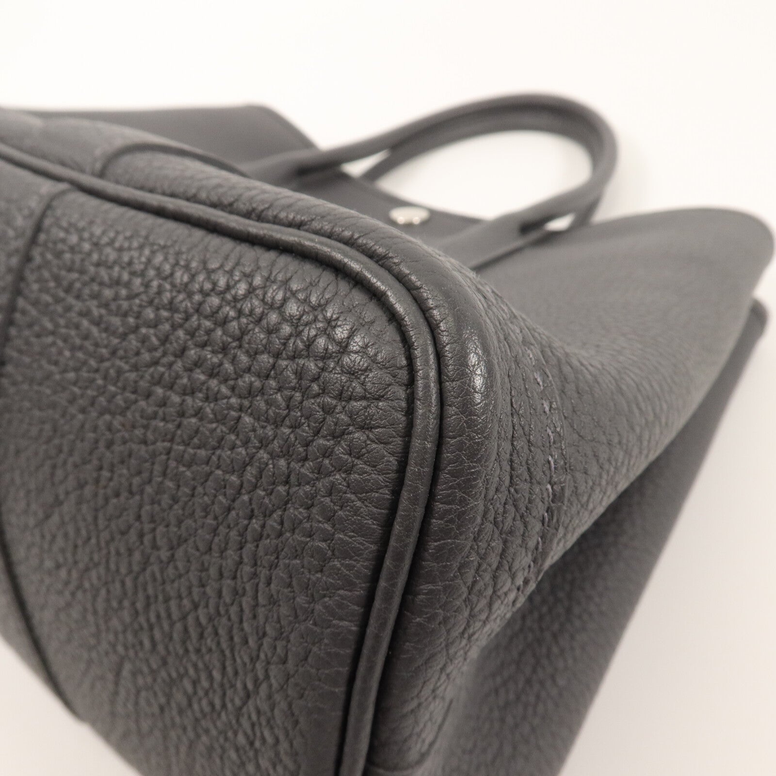 HERMES Negonda皮革Garden Party TPM手挽袋Ardoise