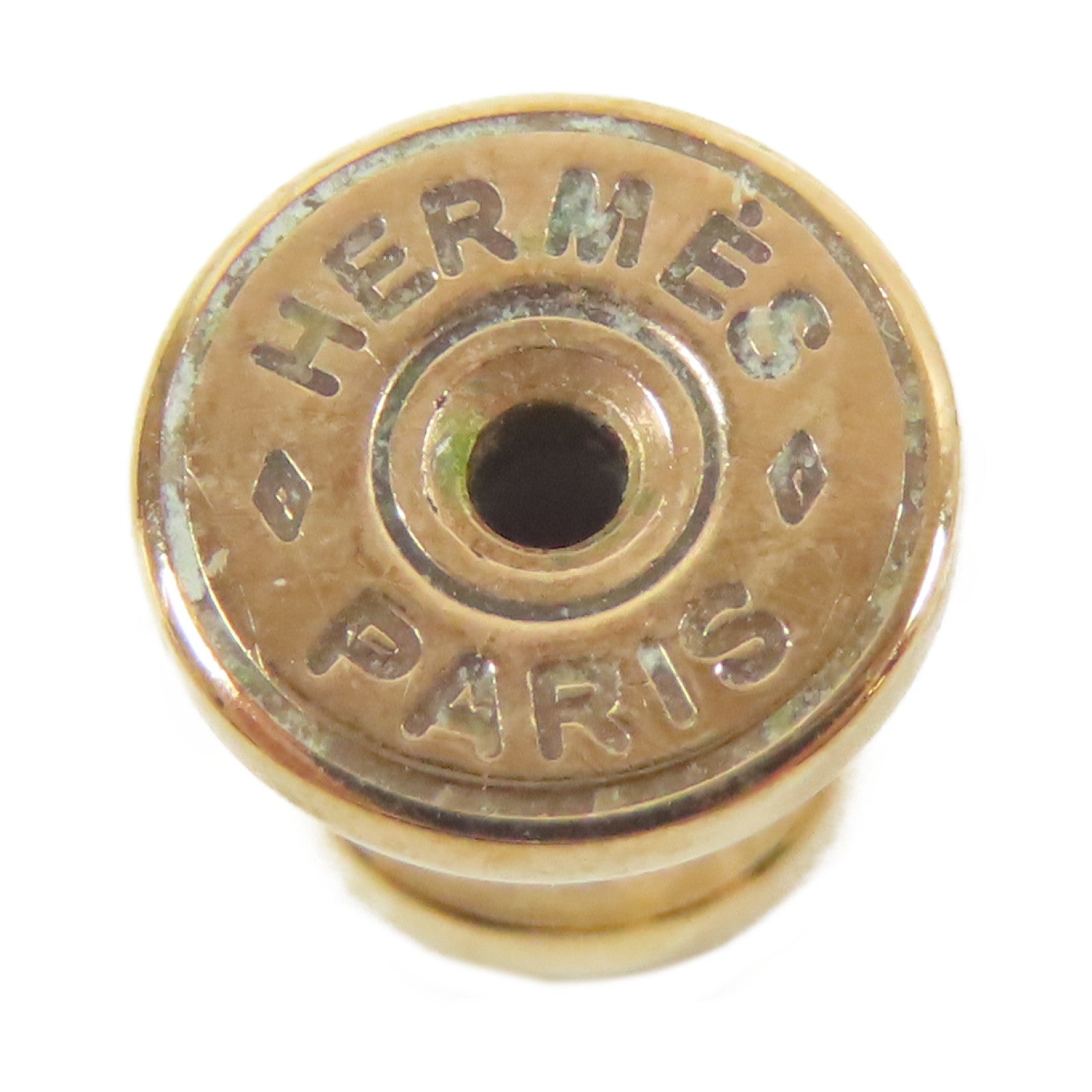 HERMES 金屬Pop H耳環黑色/金色