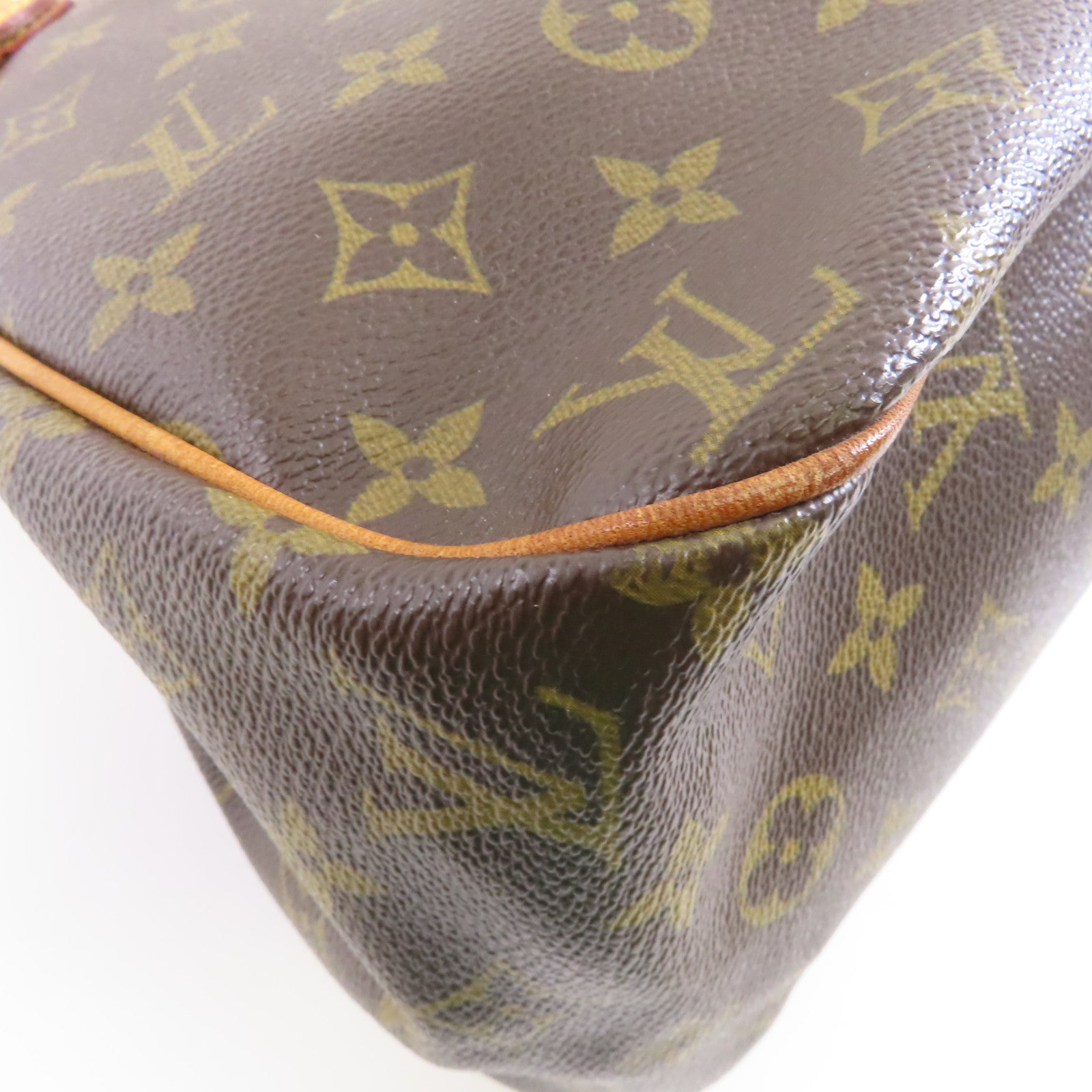 LOUIS VUITTON Monogram Batignolles Tote Bag金扣手挽袋啡色