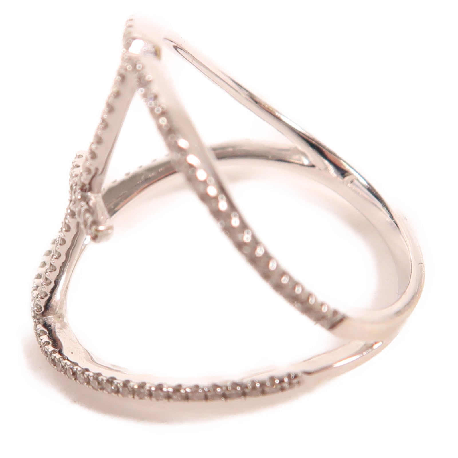 JEWELRY 【激減優惠】18K白金/鑽石Diamond Ring戒指US#6.25