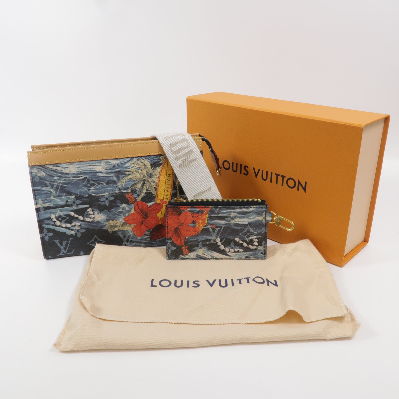 LOUIS VUITTON Monogram Surfin Gaston Wearable Wallet肩背袋