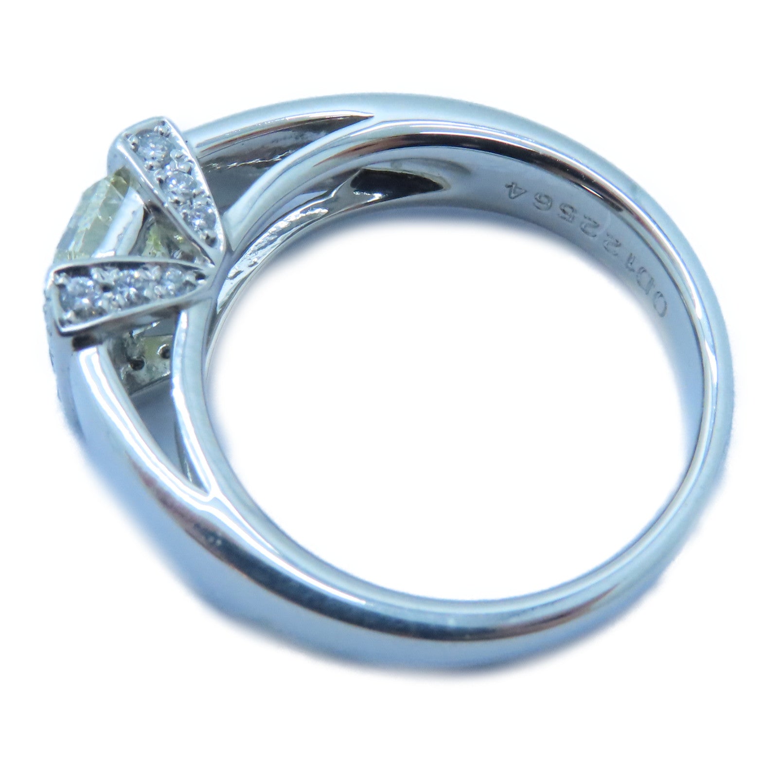 JEWELRY 【激減優惠】PT900鉑金Diamond Ring 1.027ct/0.17ct鑽石戒指US#5.5