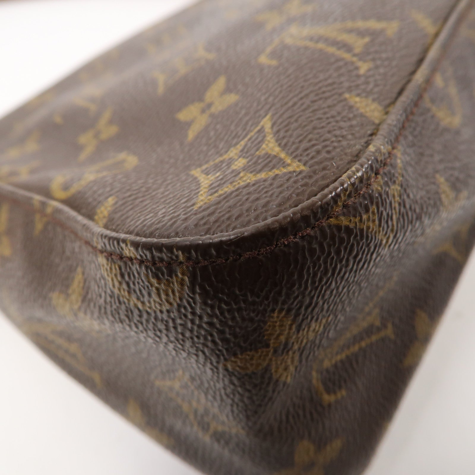 LOUIS VUITTON Monogram Mini Looping金扣肩背袋啡色