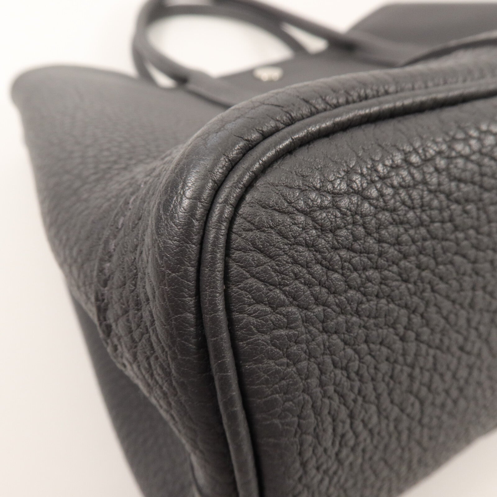 HERMES Negonda皮革Garden Party TPM手挽袋Ardoise