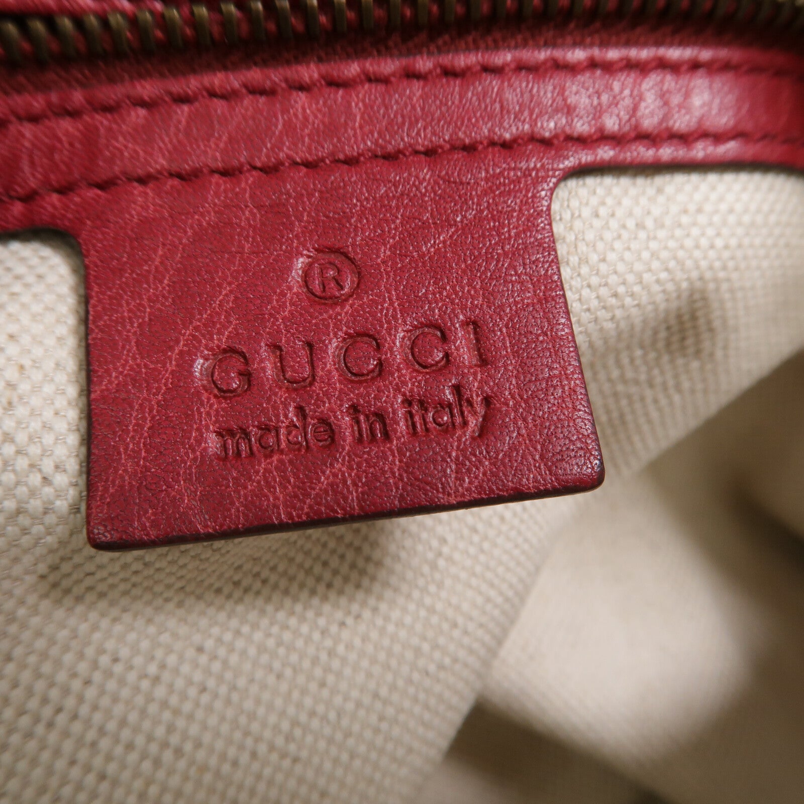 GUCCI 帆布Miss GG Hobo手挽肩背兩用袋