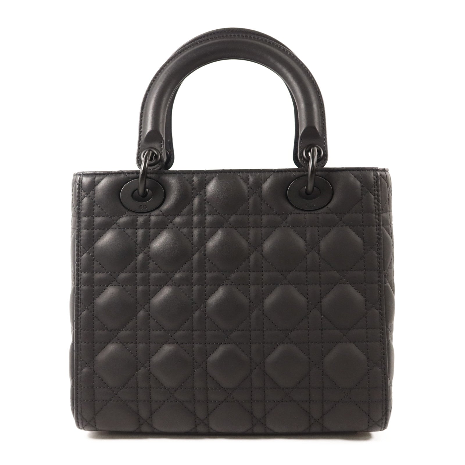 Dior 牛皮皮革Lady Dior Medium手挽肩背兩用袋