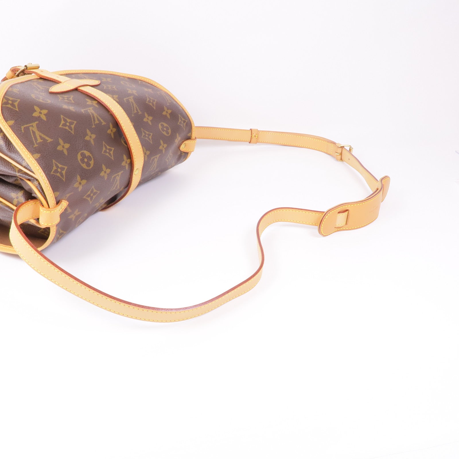 LOUIS VUITTON Monogram Saumur 30金扣肩背袋