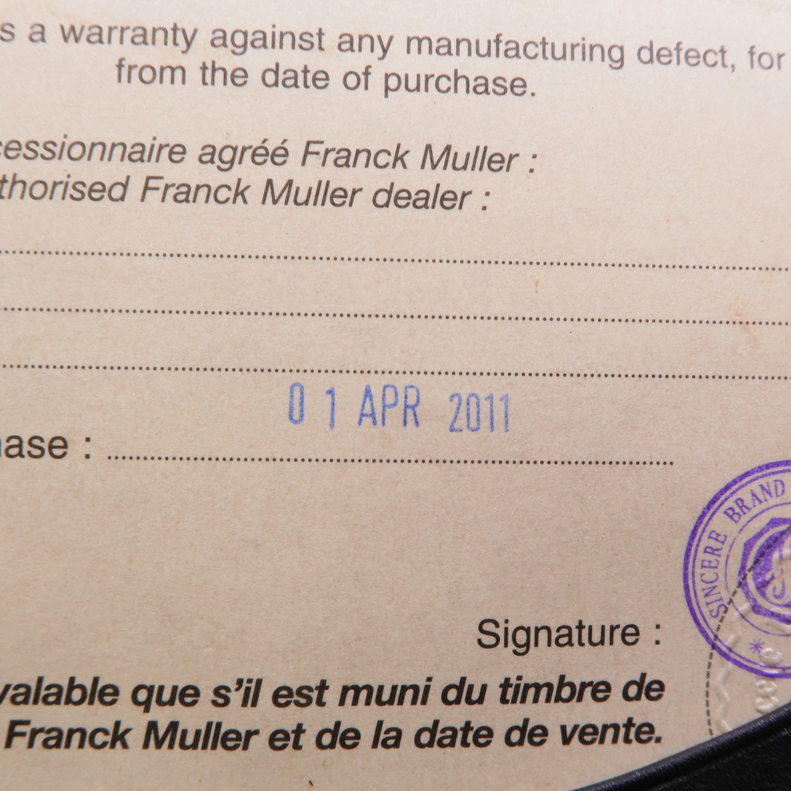 FRANCK MULLER Curres 1752