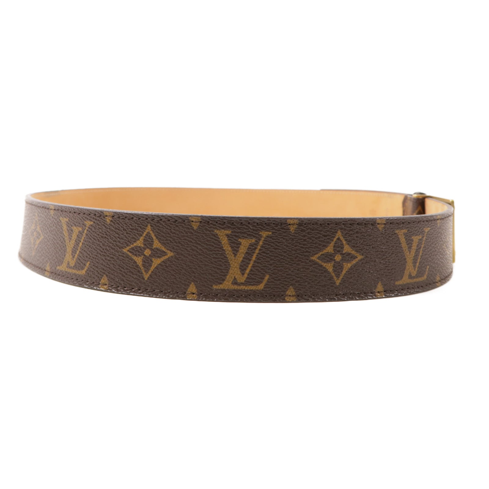 LOUIS VUITTON Monogram Ceinture Belt金扣皮帶