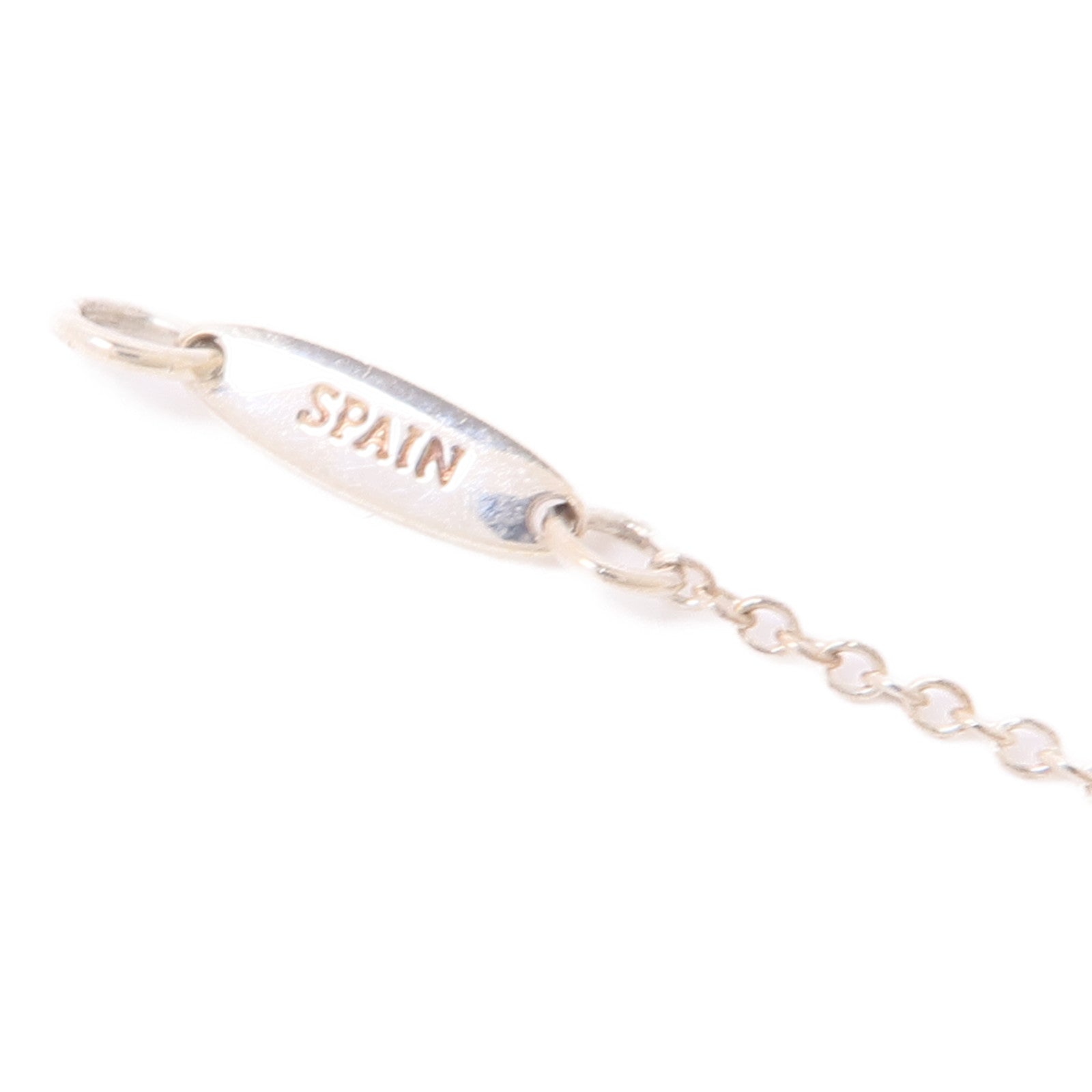 TIFFANY＆CO 925純銀Peretti Heart Necklace鑽石項鍊