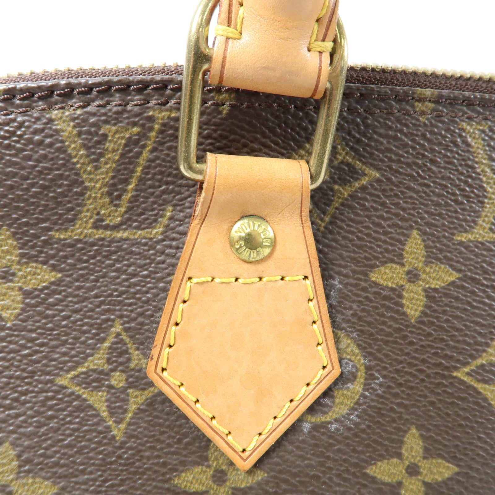 LOUIS VUITTON Monogram Alma金扣手挽袋