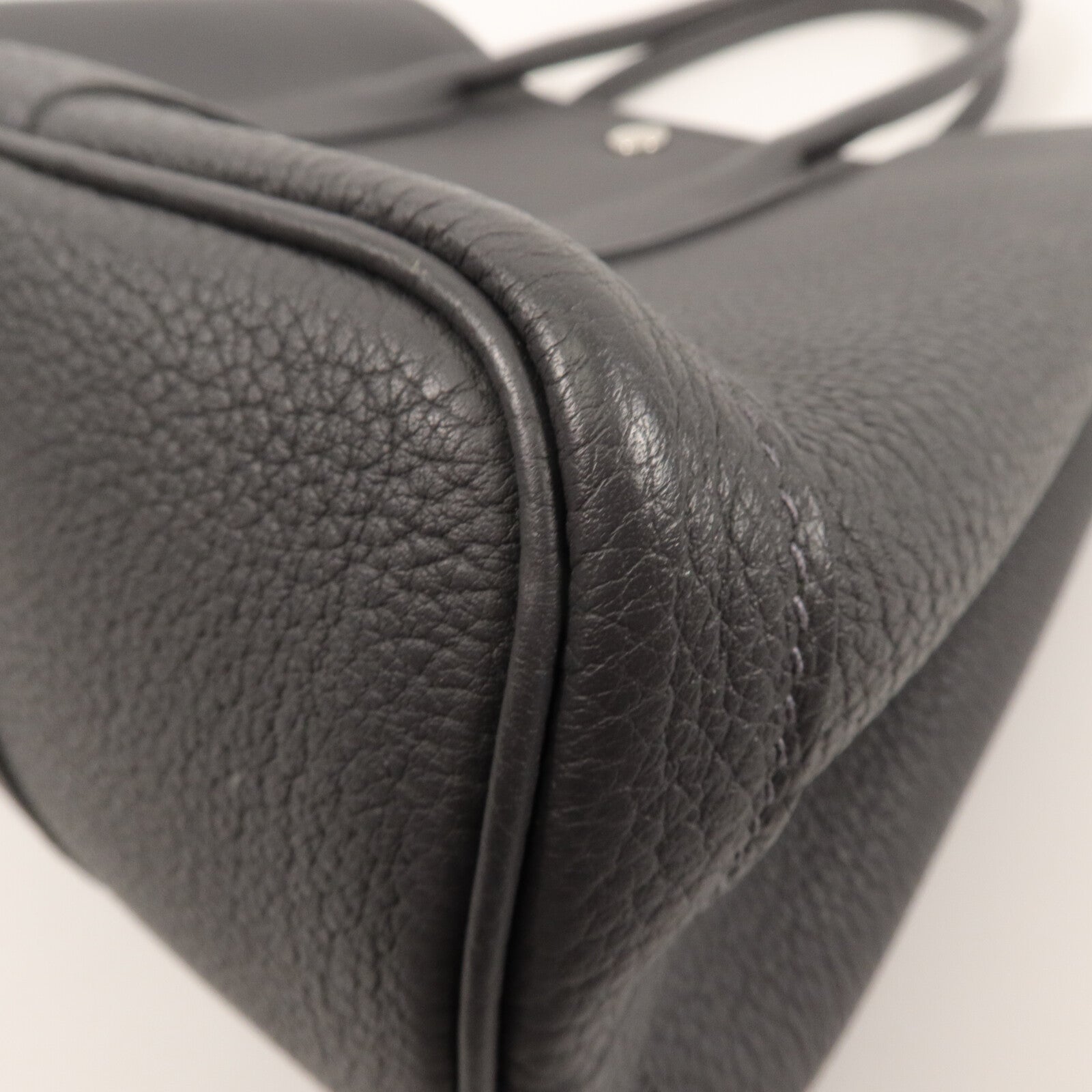 HERMES Negonda皮革Garden Party TPM手挽袋Ardoise