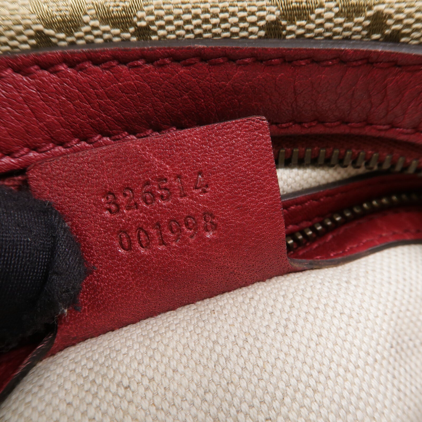GUCCI 帆布Miss GG Hobo手挽肩背兩用袋