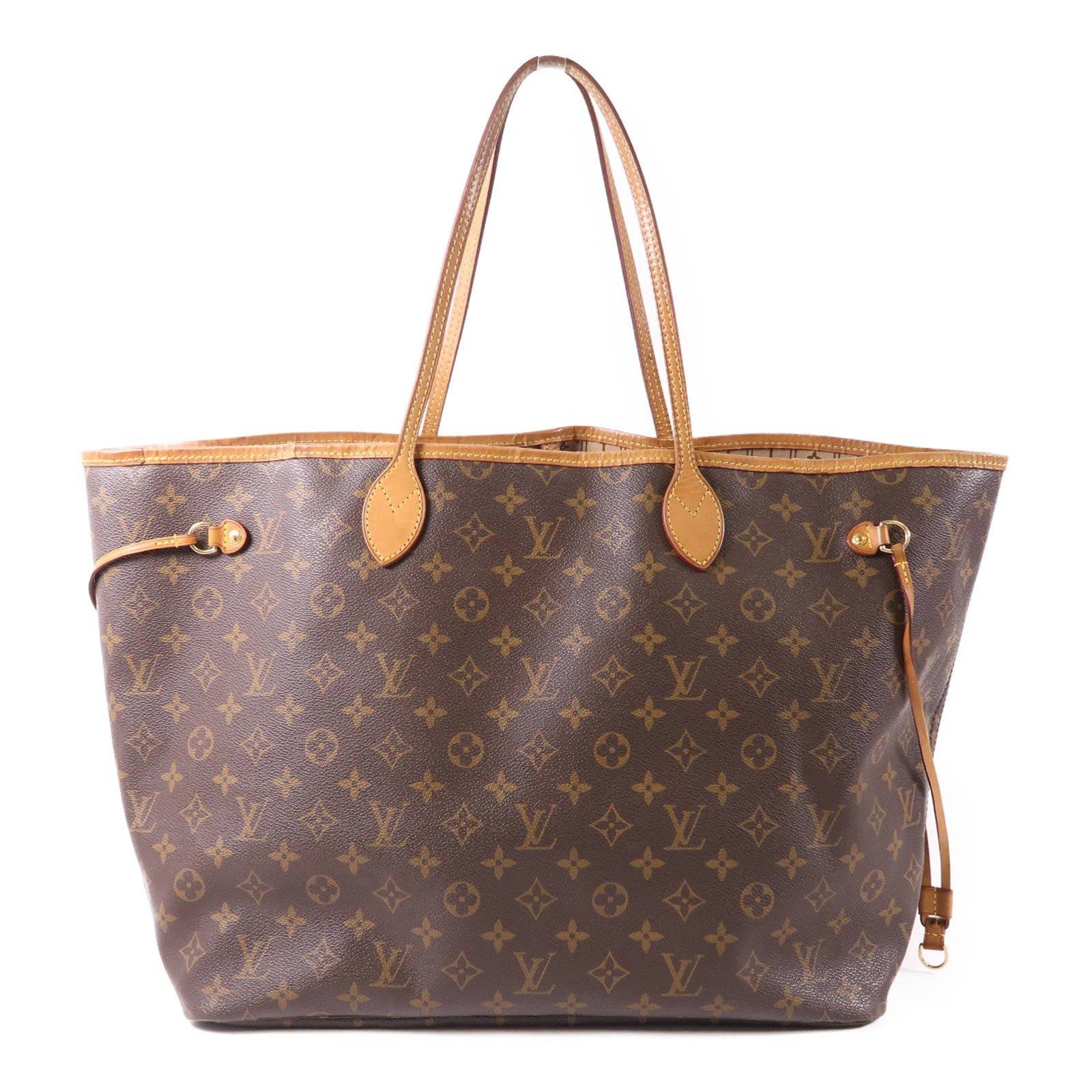 LOUIS VUITTON Monogram Neverfull GM Tote Bag金扣肩背袋