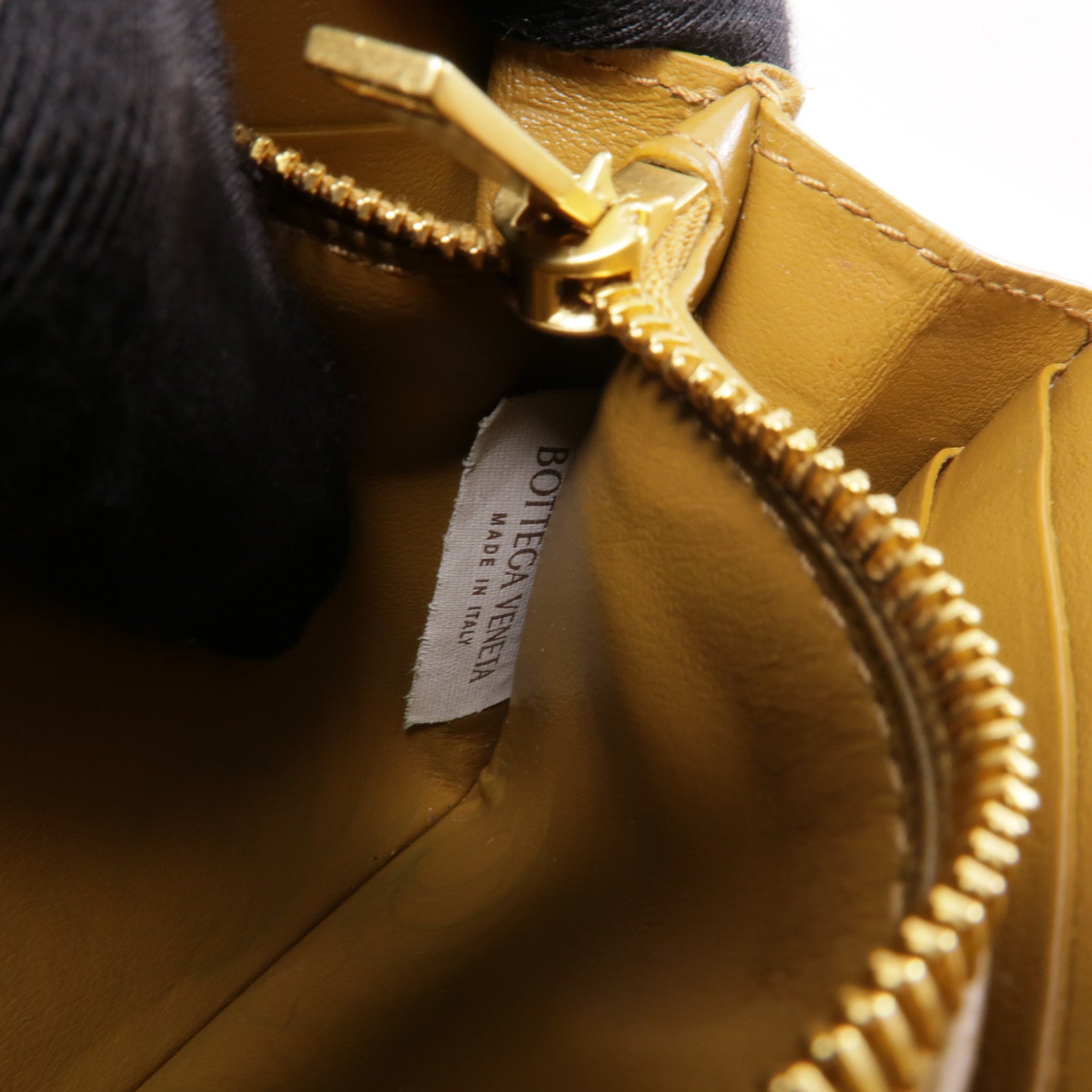 BOTTEGA VENETA 皮革Long Wallet金扣長錢包棕色