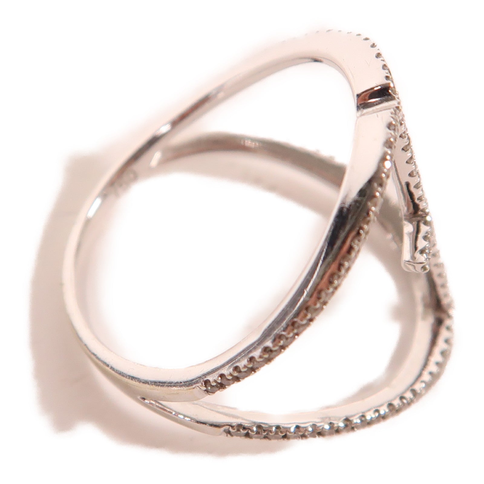JEWELRY 【激減優惠】18K白金/鑽石Diamond Ring戒指US#6.25