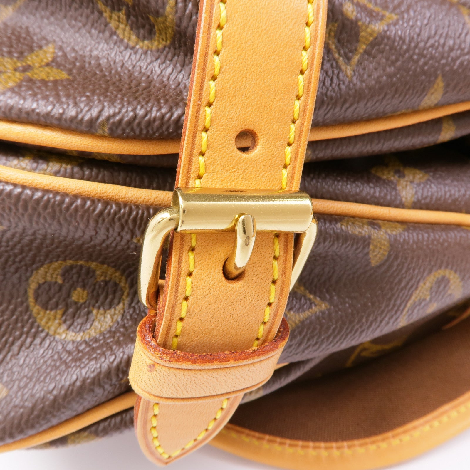 LOUIS VUITTON Monogram Saumur 30金扣肩背袋